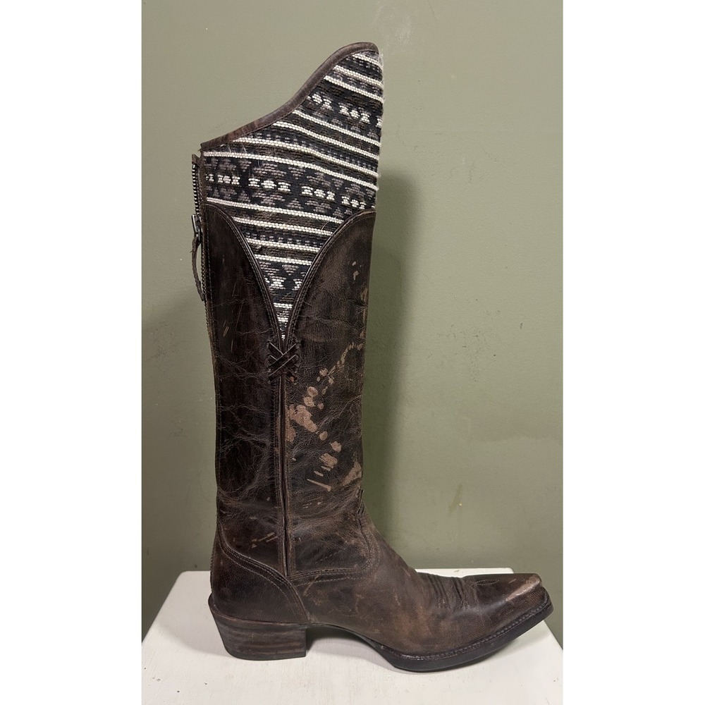 Ariat x Pendleton Caldera Boots Brown Leather Tall Western Womens Sz 8.5B RM